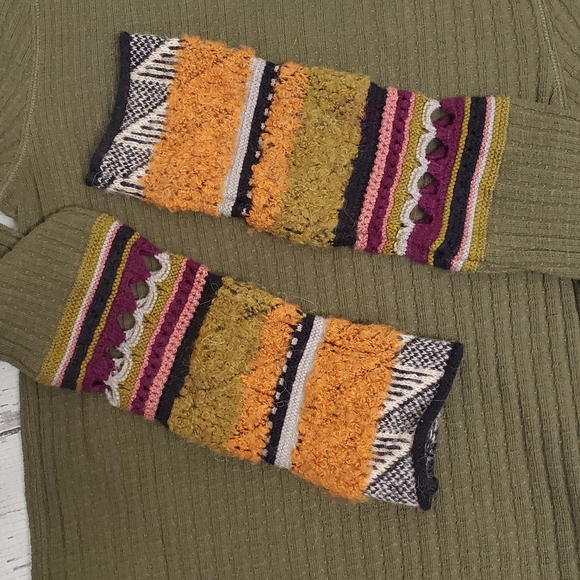 Free people sweater medium olive green - Picture 5 of 9